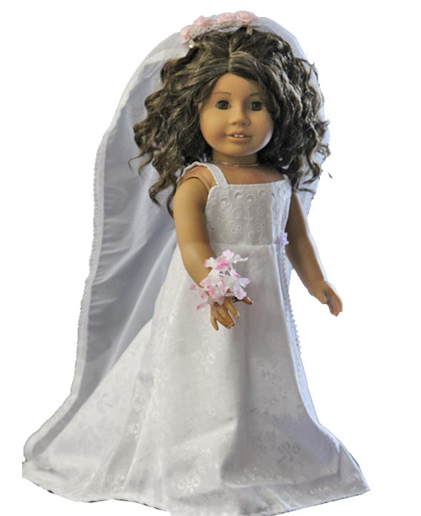 Wedding Dress For Doll1
