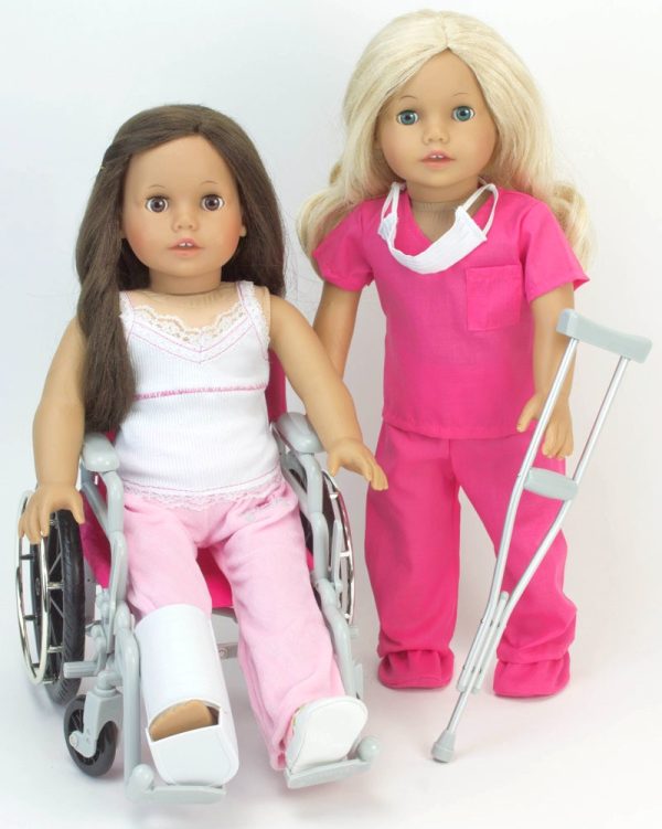 18 Inch Doll Wheelchair Set