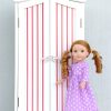 Wellie Wisher Doll Pink Striped Armoire Bedroom Furniture
