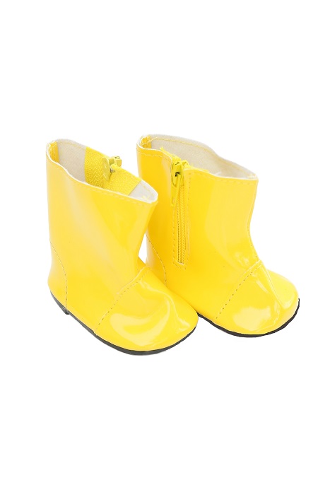 18 Inch Doll Yellow Rainboots 1