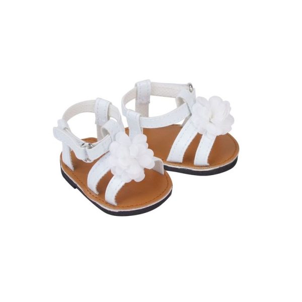 Bitty Baby White Sandals