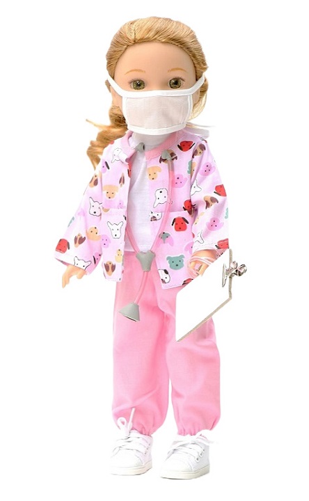 Wellie Wisher Doll Puppy Nurse Outfit 1