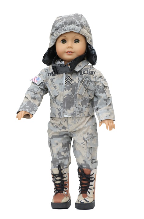 18 Inch Doll Camo Army Outfit