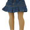 18 Doll Pleated Denim Skirt