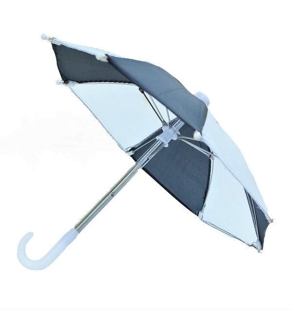 Black White Doll Umbrella Parasol 1