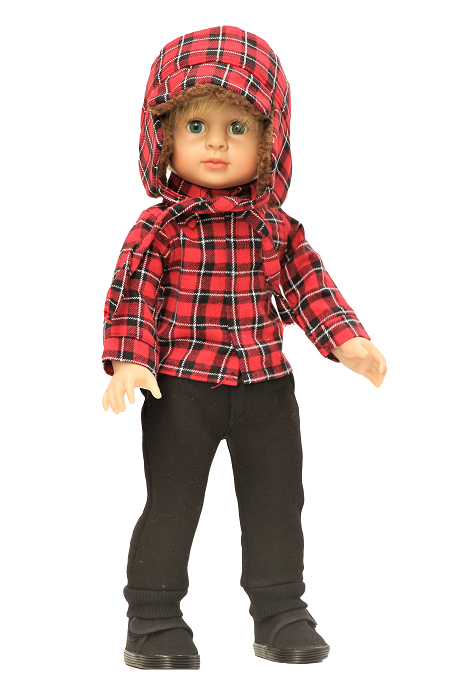 18 Inch Boy Doll 3-Piece Woodsman Outfit - The Doll Boutique