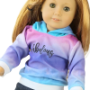 18 Doll Fabulous Tie Dye Hooded Sweatshirt Ccexpress