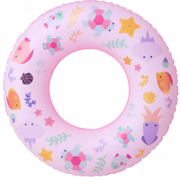 Inflatable Pink Swim Ring Innertube
