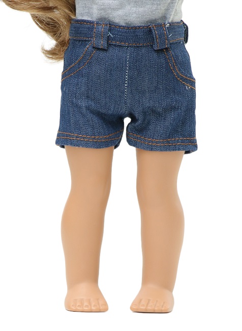 18 Doll Dark Wash Denim Shorts