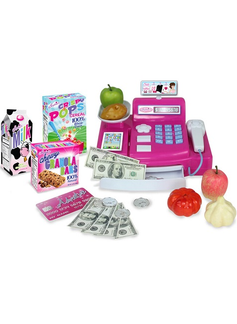 18 Inch Doll Cash Register Food Money Boxed Set