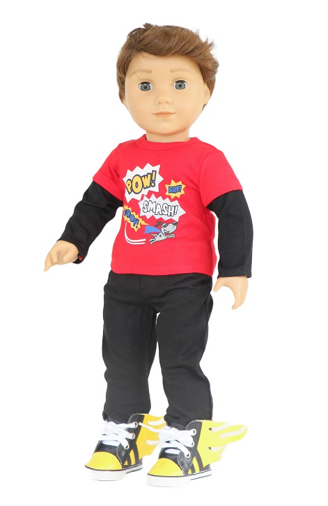 18 Inch Doll Super Power Outfit