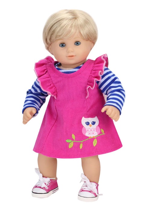 15 Bitty Baby Doll Corduroy Owl Jumper T Shirt