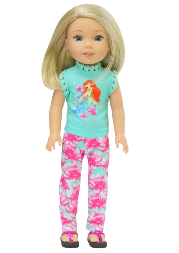 14.5 Inch Doll Little Mermaid Pants Outfit
