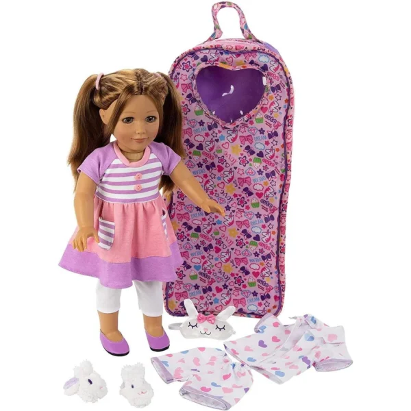 Eimmieplaytimebyeimmie18Alliedollincludecarryingcasepjsandmore30798447247525 18" allie doll with carrying case & pajamas